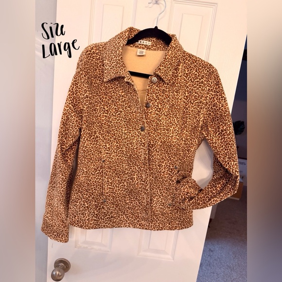 Jackets & Blazers - Leopard Print Women's Jacket